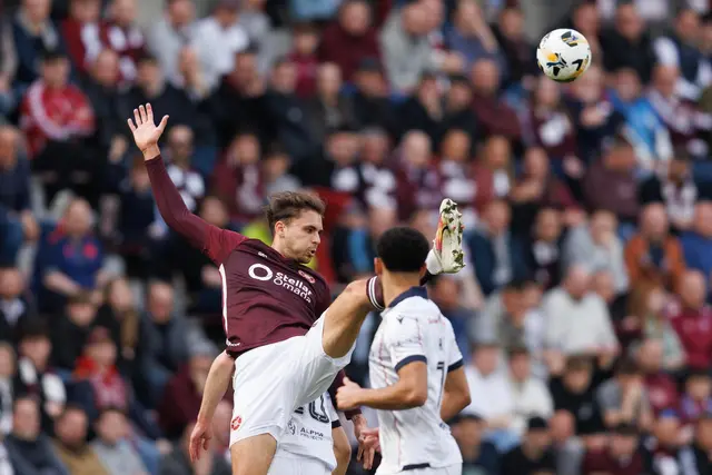 Beim Gegner in der Champions League-Quali, Heart of Midlothian, spielt seit Anfang 2025 der Österreicher Michael Steinwender. | Foto: GEPA pictures