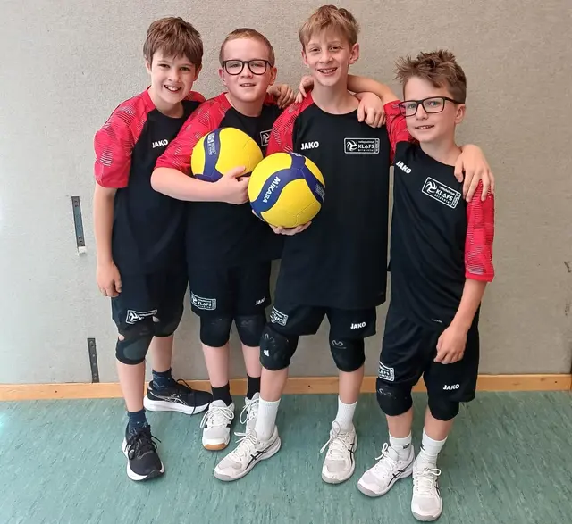 Freude bei den VC-Youngsters über Erfolge. | Foto: VC Klafs