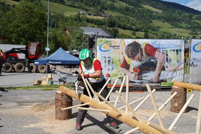Bestzeit beim Entasten für die diesjährige Nr. 1 bei den Mädchen Sonia Grassauer (LJ Kapfenberg). | Foto: Landjugend Steiermark