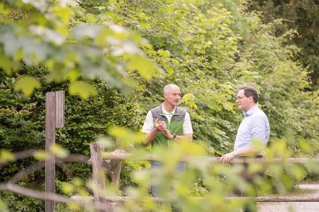 Bundesminister Norbert Totschnig zu Besuch im Gesäuse. | Foto: Andreas Hollinger