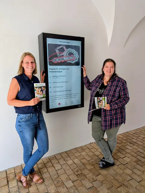 StR Tanja Warlich und Nicole Weiss sind für die Zusammenstellung der Kursangebote der VHS Traismauer verantwortlich.
 