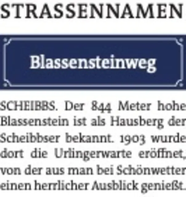 Straßenname: Der Blassensteinweg in Scheibbs | Foto: MeinBezirk Scheibbs
