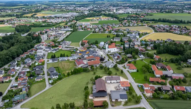Der Ortskern von Neuhofen von oben. | Foto: MeinBezirk/Doms