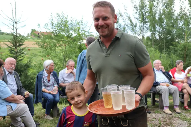 Der "kleine Puck" mit einem Messi-Trikot (damals noch bei Barcelona) | Foto: Gerhard Langmann