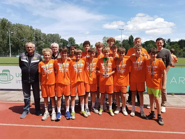 Ein Meilenstein in der Geschichte des FC Klosterneuburg: Die U13 mit ihren Trainern Marko Trbara und Julius Reiter hat sich mit der maximal möglichen Punkteanzahl für die NÖ-Landesliga qualifiziert | Foto: FC Klosterneuburg