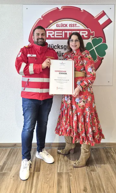 Christian Dobler-Strehle und Simone Messner. | Foto: RK Ried
