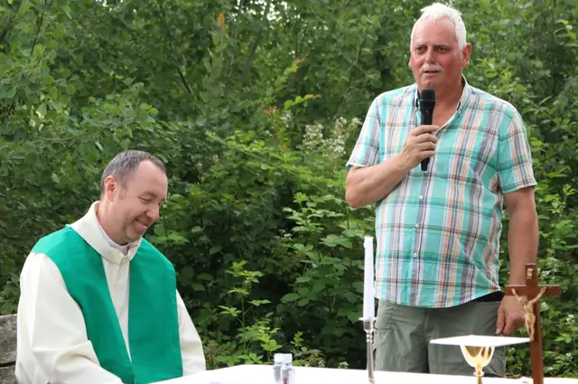 Johann Pitter sagte Dank für das Kommen und das Mithelfen | Foto: Gerhard Langmann
