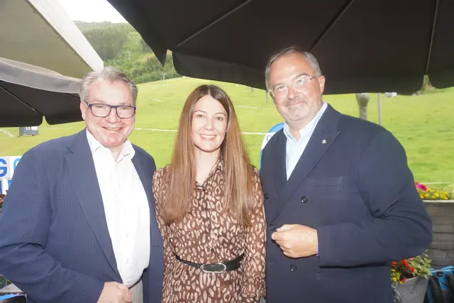 Geballte Wohnbaukompetenz: Johannes Tratter, GF Neue Heimat Tirol, Cornelia Springer, GF Alpenländische und Christoph Switak, GF Tiroler Wohnbau | Foto: MeinBezirk/Stefan Fügenschuh