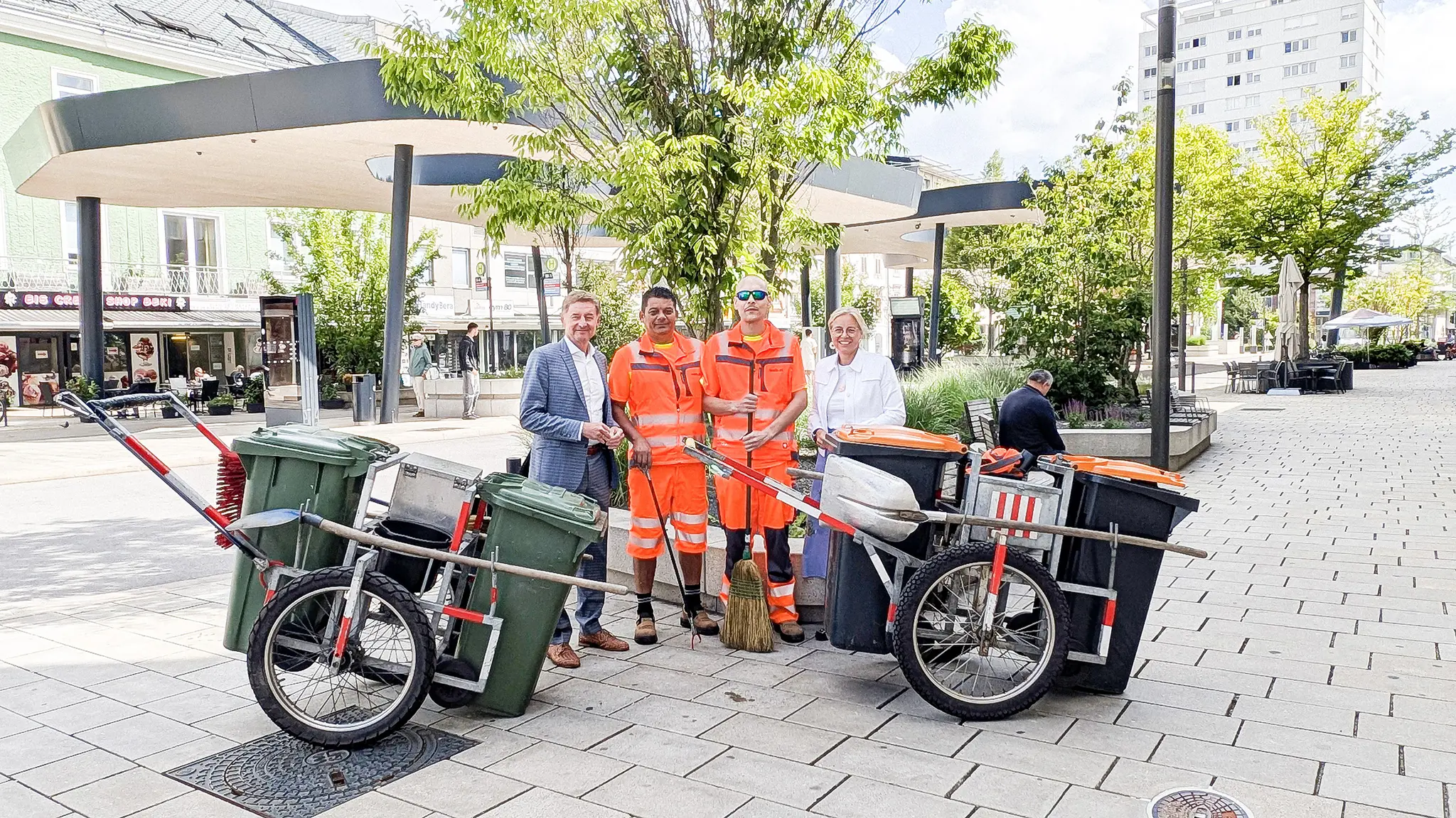 Fines for litterers: City center should remain Wels'