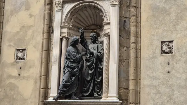 02.06.2026 Nische an der Außenwand der Kirche Orsanmichele in Florenz