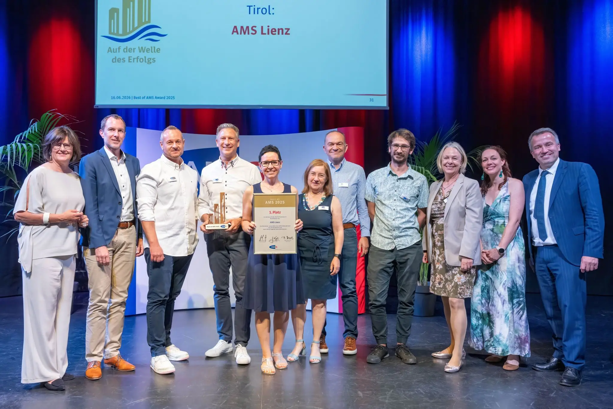 Best of AMS Award: AMS Lienz once again best Tyrolean branch office - | ...