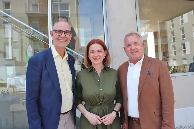 Christian Krainer, Simone Schmiedtbauer und Manfred Komericky | Foto: Edith Ertl