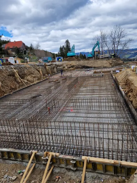 Die verschiedenen Baufortschritte wurden dokumentiert. | Foto: Gemeinde Hirschegg-Pack