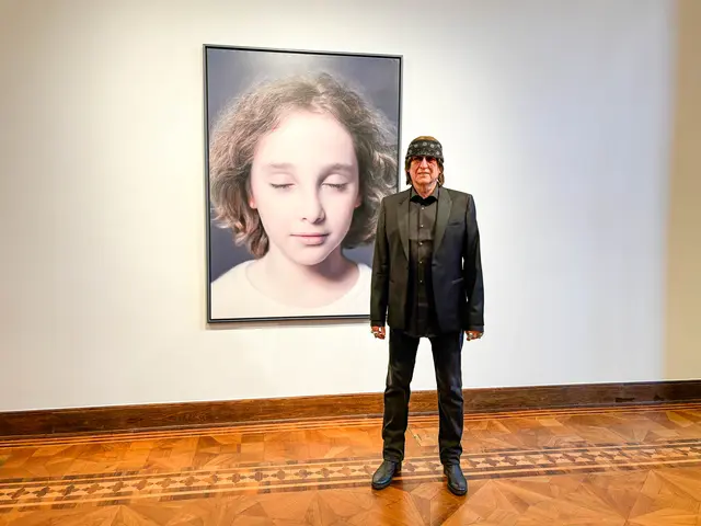 Das Werk "The Child Dreams" von Künstler Gottfried Helnwein wurde um 85.000 Euro versteigert. | Foto: Barbara Schuster/MeinBezirk