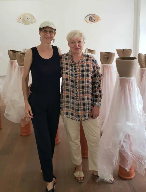 Helene Huemer mit Karin Bergmann. | Foto: Helene Huemer