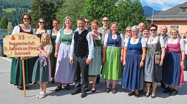 Die Singgemeinschaft Sankt Kathrein am Offenegg trat in St. Michael im Lungau auf . | Foto: Singgemeinschaft St. Kathrein/O.
