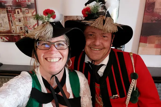 Andrea und Elmar beim Ausrücken | Foto: Birkl
