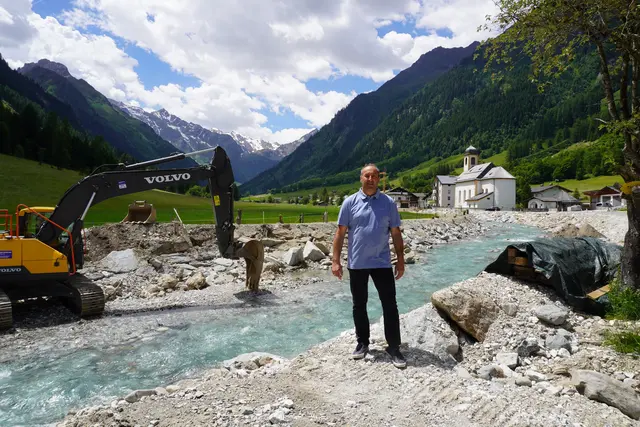 Die Gschnitzer lassen die Sonne wieder scheinen. Wenn sich dunkle Wolken zusammenbrauen, werden manche aber nervös – wie Bgm. Andreas Pranger | Foto: Kainz