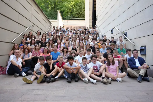 2026 erreichte die Euregio mit ihren Bildungsinitiativen tausende Jugendliche. Das Foto entstand beim Abschluss der dritten Ausgabe von Euregio-Kids am 28. Mai 2026 im Mart in Rovereto | Foto: Euregio/Nicole Zambanini