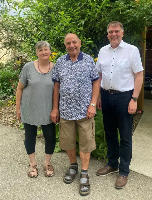 Gertraud Leitner, Manfred Schnabler und Bürgermeister Thomas Raidl. | Foto: Marktgemeinde Sonntagberg