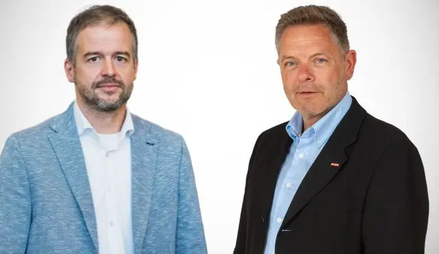 Peter Storfer, Obmann der Sparte Gewerbe und Handwerk und Martin Vallant, Innungsmeister Lebensmittelgewerbe der Wirtschaftskammer Kärnten (v.l.). | Foto: WKK | Sabine Biedermann und PSB-Media