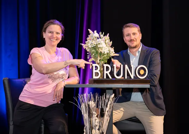 Nicole Kamaryt, Eventmanagerin und Geschäftsführer Andreas Höllmüller (beide BEG) beim ersten „BRUNO Open Day“. | Foto: Johanna Hoblik