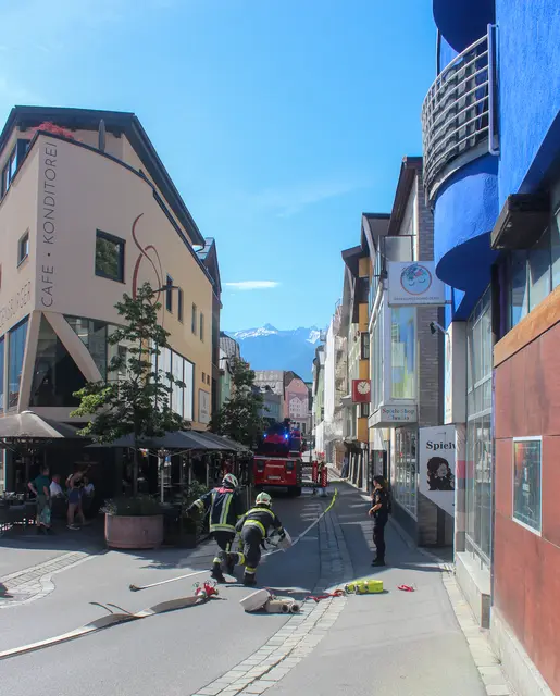 In der Kramergasse ging es im wahrsten Sinne des Wortes heiß her. | Foto: Tristan Heltschl
