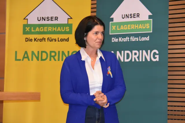 Ursula Reiter war das erste Mal in der Funktion der Bezirksbäuerin mit dabei. | Foto: MeinBezirk/Helmut Riedl