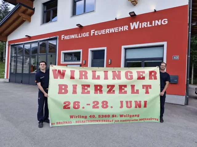 Vorfreude auf das heurige Wirlinger Bierzelt. | Foto: FF Wirling