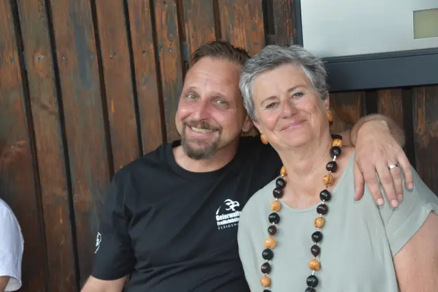 Christof Kammerlander und Claudia Lang-Forcher 