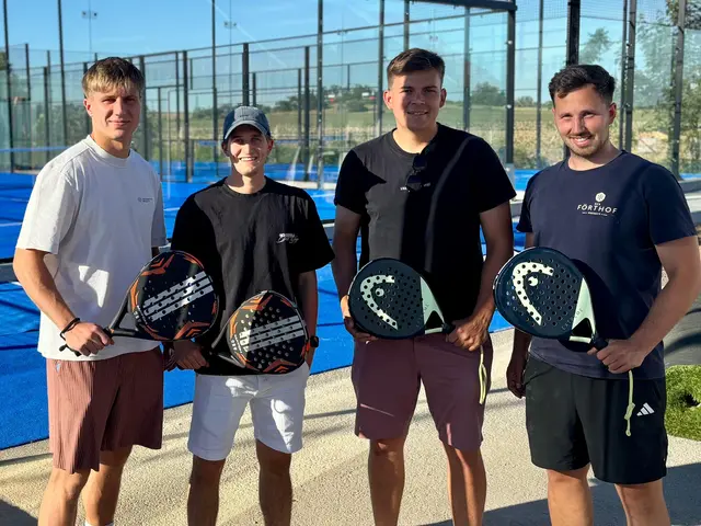 Vier Freunde investierten ihr Privatvermögen für eine Padel-Anlage in der Krahuletzstadt Eggenburg - MeinBezirk berichtete. | Foto: Markus Kahrer