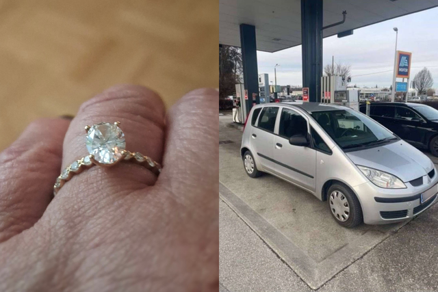 Daniela aus Klagenfurt tauschte ihren Diamantring bei  der Kronehit-Tauschaktion "Wer will Meinrads Teil?" gegen ein Auto für ihren Sohn. | Foto: kronehit Hörerin, Daniela_kronehit Hörerin Marion