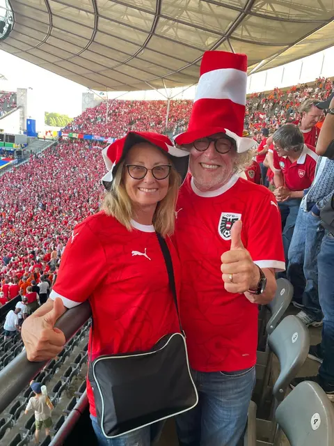 Das Ehepaar Kowatsch bei der EM 2024 in Deutschland | Foto: privat