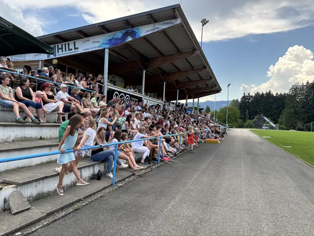 Das Publikum bei der Abschlussshow in Eibiswald