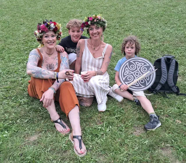 Jasmine Anderka, Jascha Peters, Jennifer Peters und Laurim Peters. | Foto: Binder