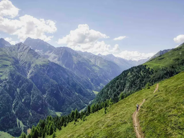 Beeindruckendes Panorama und beste Laufbedingungen. | Foto: Joshua Gutwald