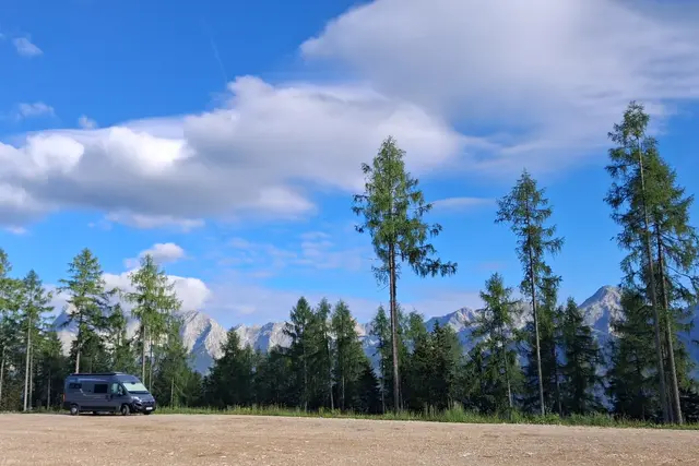 ...einen Parkplatz nur für "UNS" in dieser schönen Bergwelt der HUTTERER HÖSS.