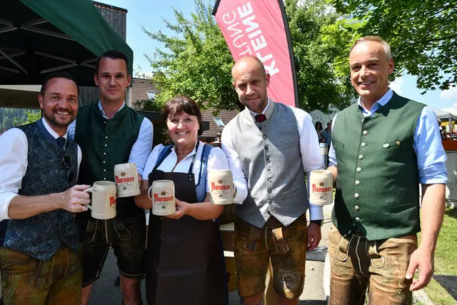 Bieranstich zum Auftakt der Steirischen Roas | Foto: Anita Galler