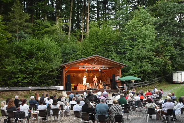  Kultur im Woid wurde mit Christoph &amp; Lollo in den Pabneukirchner Holzwelten eröffnet.  | Foto: Zinterhof