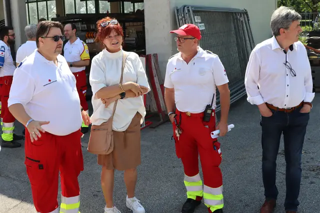 Direktorin Monika Kiklin auf Besuch | Foto: Gerhard Langmann