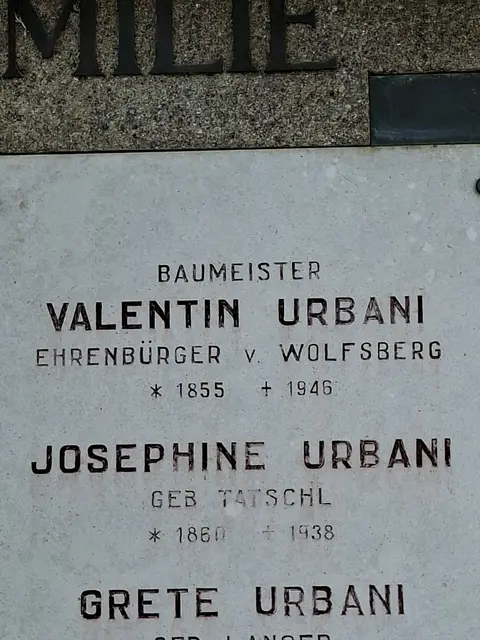Valentin Urbani (1860-1938) war für die Planung des Volksbad-Baus zuständig. | Foto: MeinBezirk.at/Tobias Strasser-Knopper
