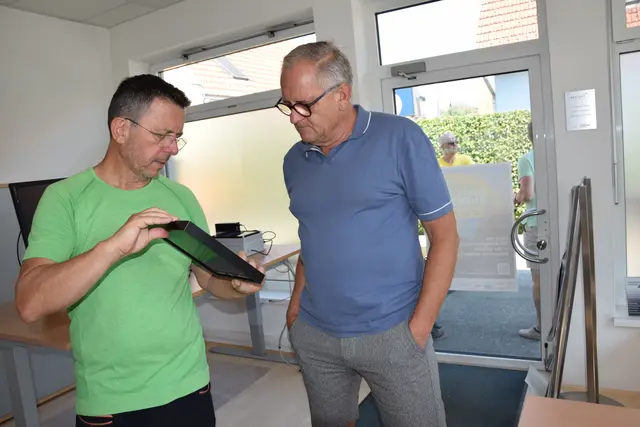 Fundierte Erklärungen  durch Firmenchef Paul Langmann | Foto: MeinBezirk/Josef Strohmeier
