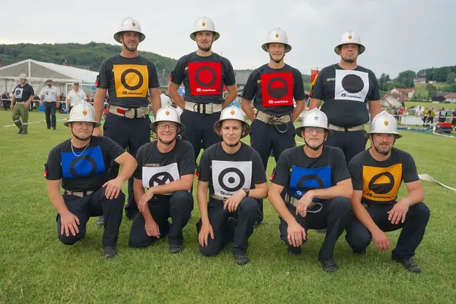 Die Feuerwehr St. Martin an der Raab-Berg holte sich mit 416,51 Punkte die Tagesbestleistung auf. | Foto: Elisabeth Kloiber/MeinBezirk