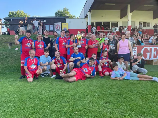Das Team der Lebenshilfe Perg/Grein 1 eroberte wie in den vergangenen Jahren den Fußball-Landesmeistertitel. | Foto: Sabine Kukla