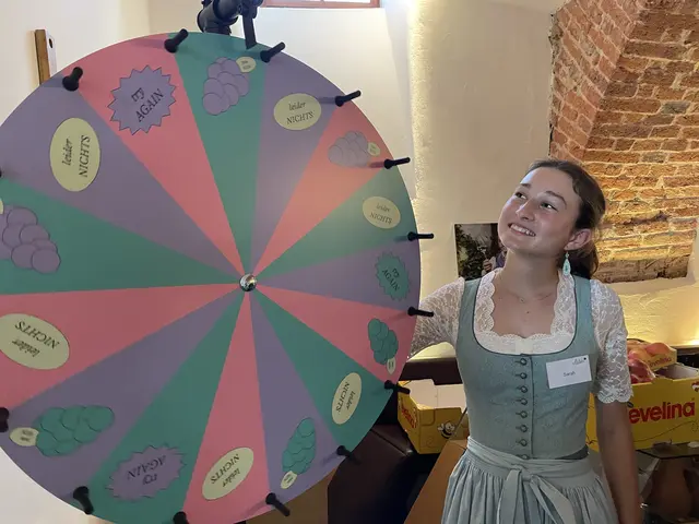 Beim Glücksrad konnten die Gäste tolle Preise gewinnen.  | Foto: MeinBezirk/Helmut Riedl