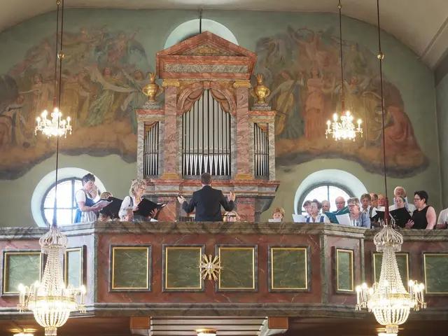 "Göttliche Musik" erklang von der Empore.