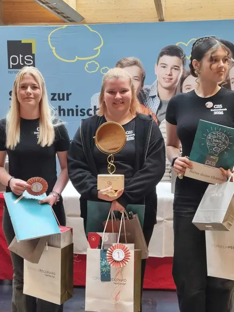 Bundessiegerinnen: Naomi, Zoe und Tetjana | Foto: PTS Taxenbach