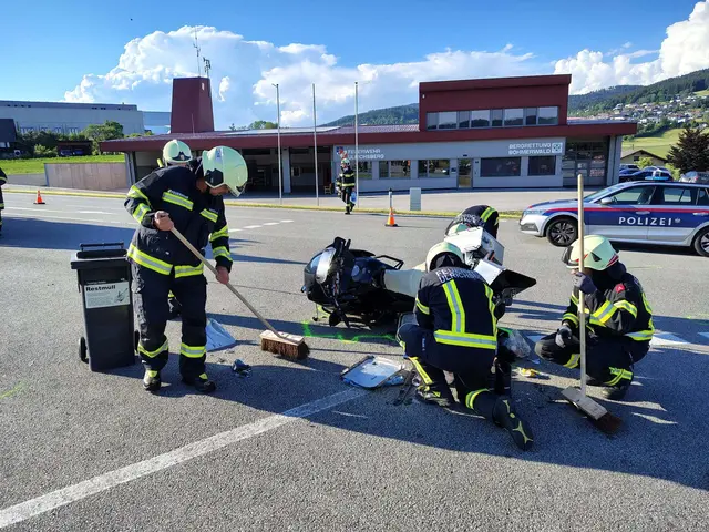 Die Kameraden der Feuerwehr, die Polizei und das Rote Kreuz waren im Einsatz. | Foto: FF Ulrichsberg