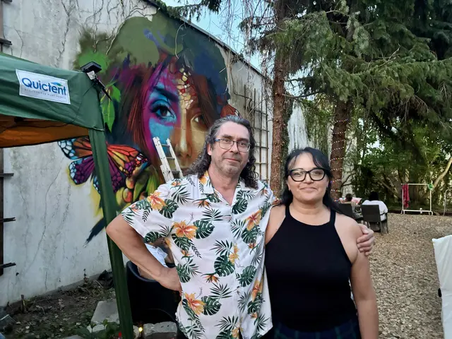 Gastgeber Ferdi Stasny und Rocio Zamarripa | Foto: sg