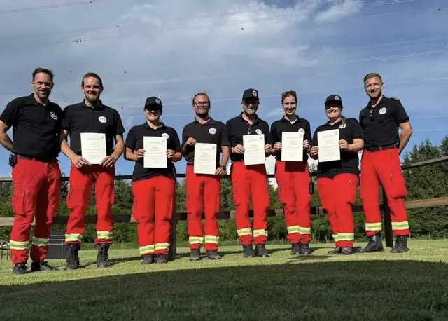 Sechs neue Drohnenpiloten wurden erfolgreich ausgebildet. | Foto: ÖRHB Kärnten